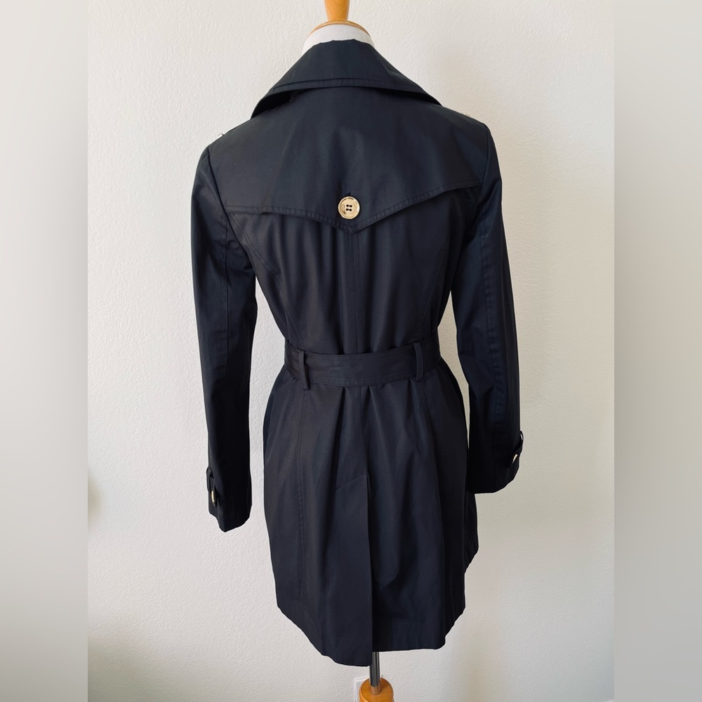 Michael Kors Double Breasted Trench Coat - Picture 2 of 9